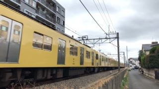 西武2000系急行「本川越」行き(2603列車) 西武新宿線新所沢付近通過